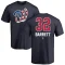 Aaron Barrett Name and Number Banner Wave T-Shirt - Navy