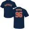 Aaron Brown Name & Number T-Shirt - Navy