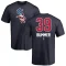 Aaron Bummer Name and Number Banner Wave T-Shirt - Navy