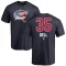 Aaron Dell Name and Number Banner Wave T-Shirt - Navy