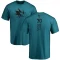 Aaron Dell One Color Backer T-Shirt - Teal