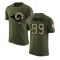 Aaron Donald Legend Salute to Service T-Shirt - Olive