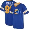 Aaron Donald Name & Number Game Day V-Neck T-Shirt - Royal