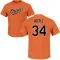 Aaron Hicks Name & Number T-Shirt - Orange