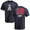 Aaron Loup Name and Number Banner Wave T-Shirt - Navy