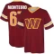 Aaron Monteiro Name & Number Game Day V-Neck T-Shirt - Red