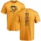 Ab Mcdonald One Color Backer T-Shirt - Gold