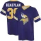 Abraham Beauplan Name & Number Game Day V-Neck T-Shirt - Purple