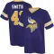 Abram Smith Name & Number Game Day V-Neck T-Shirt - Purple