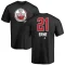 Adam Erne Name and Number Banner Wave T-Shirt - Black