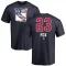 Adam Fox Name and Number Banner Wave T-Shirt - Navy