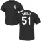 Adam Haseley Name & Number T-Shirt - Black