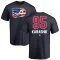 Adam Karashik Name and Number Banner Wave T-Shirt - Navy