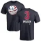 Adam Pelech Name and Number Banner Wave T-Shirt - Navy