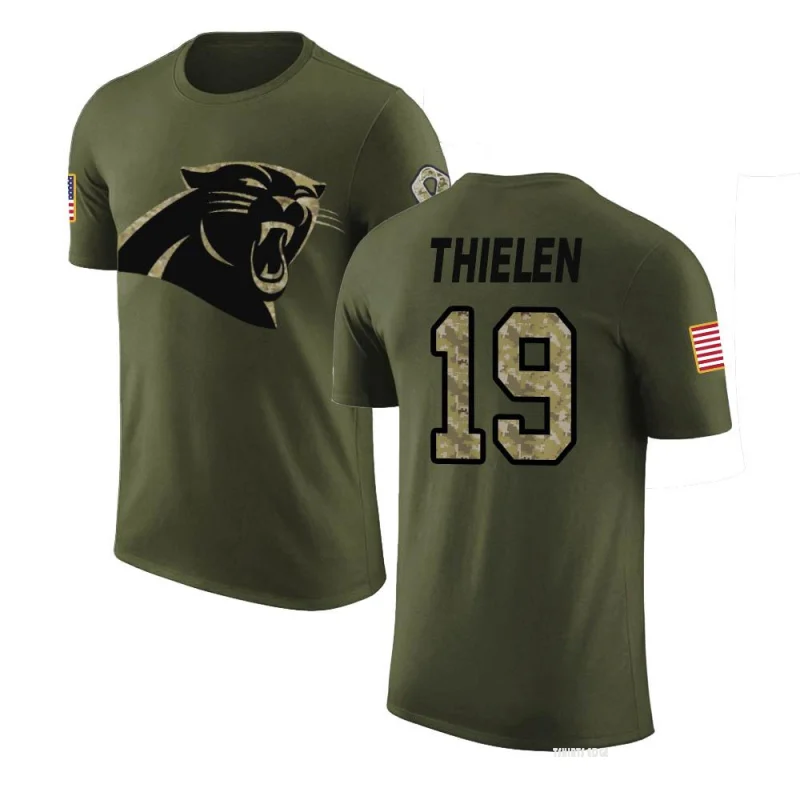 Women's Adam Thielen Legend Salute to Service Scoop Neck T-Shirt - Olive -  Tshirtsedge