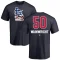 Adam Wainwright Name and Number Banner Wave T-Shirt - Navy