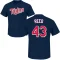 Addison Reed Name & Number T-Shirt - Navy