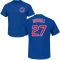 Addison Russell Name & Number T-Shirt - Royal