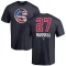 Addison Russell Name and Number Banner Wave T-Shirt - Navy