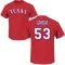 Adolis Garcia Name & Number T-Shirt - Red