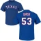 Adolis Garcia Name & Number T-Shirt - Royal