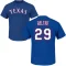 Adrian Beltre Name & Number T-Shirt - Royal