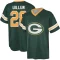 AJ Dillon Name & Number Game Day V-Neck T-Shirt - Green