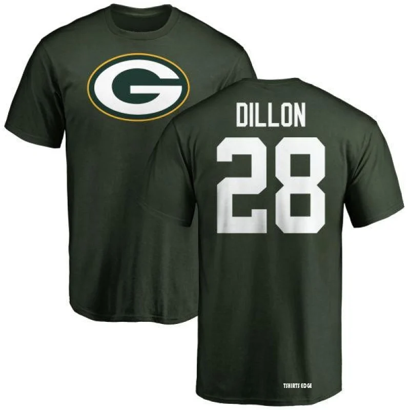 Women's AJ Dillon Name & Number Slim Fit T-Shirt - Gold - Tshirtsedge