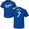 A.j. Hinch Name & Number T-Shirt - Royal