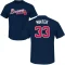 A.J. Minter Name & Number T-Shirt - Navy