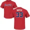 A.J. Minter Name & Number T-Shirt - Red