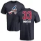 A.J. Minter Name and Number Banner Wave T-Shirt - Navy