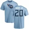 A.J. Moore Jr. Name & Number T-Shirt - Light Blue