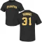 A.J. Schugel Name & Number T-Shirt - Black