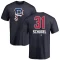 A.J. Schugel Name and Number Banner Wave T-Shirt - Navy