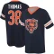 A.J. Thomas Name & Number Game Day V-Neck T-Shirt - Navy