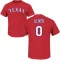 Al Oliver Name & Number T-Shirt - Red