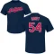 Alaska Abney Name & Number T-Shirt - Navy