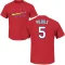 Albert Pujols Name & Number T-Shirt - Red