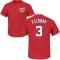 Alcides Escobar Name & Number T-Shirt - Red