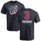 Alcides Escobar Name and Number Banner Wave T-Shirt - Navy