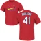 Alec Burleson Name & Number T-Shirt - Red