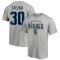 Ales Stezka Name & Number Lockup T-Shirt - Gray