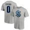 Ales Stezka Name & Number T-Shirt - Gray