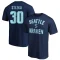 Ales Stezka Name & Number Victory Arch T-Shirt - Navy