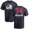 Alex Beaucage Name and Number Banner Wave T-Shirt - Navy