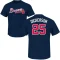 Alex Dickerson Name & Number T-Shirt - Navy