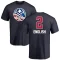 Alex English Name and Number Banner Wave T-Shirt - Navy