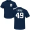 Alex Faedo Name & Number T-Shirt - Navy