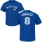 Alex Gonzalez Name & Number T-Shirt - Royal